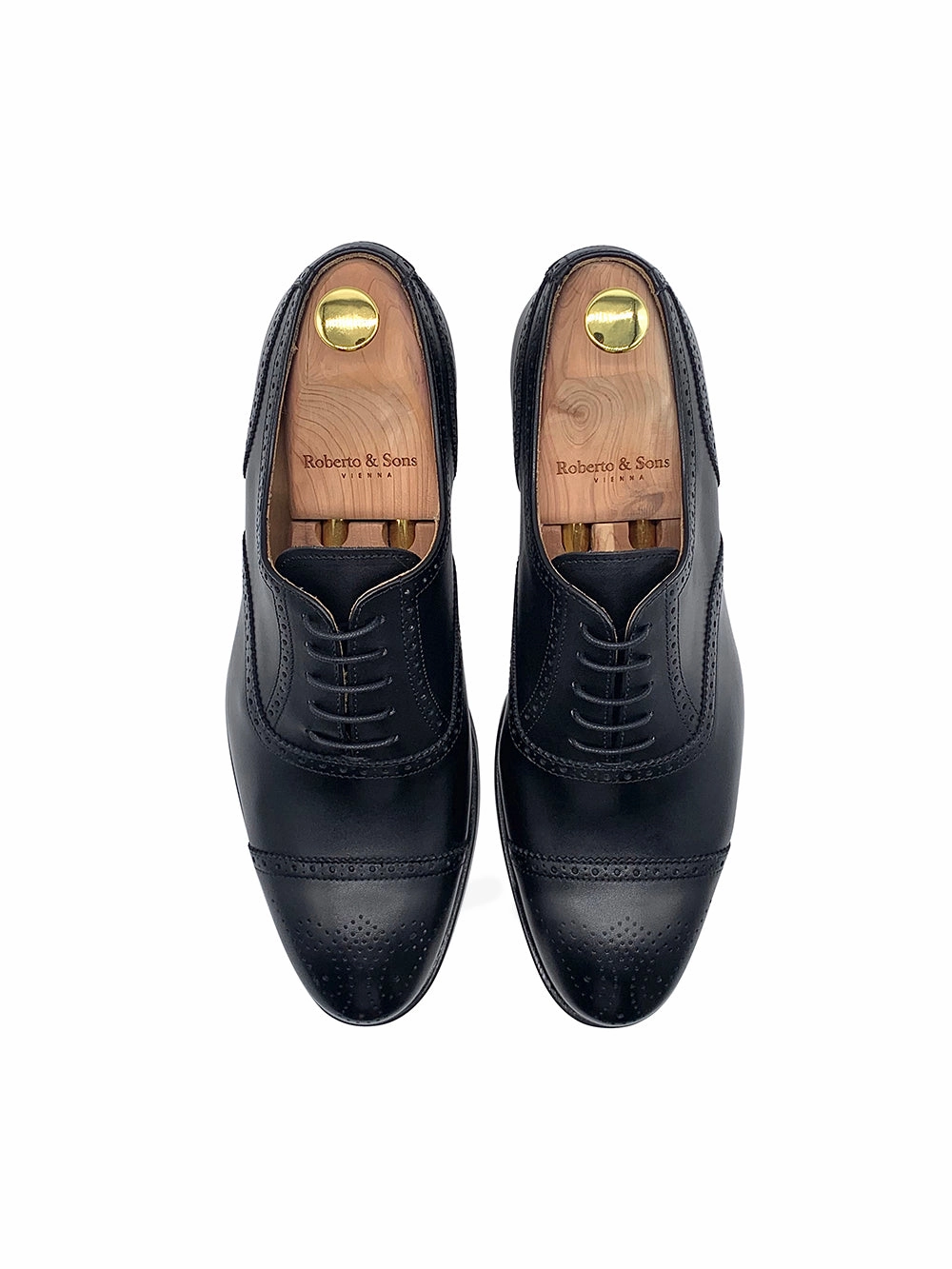 Herrenschuh Wien Goodyear Welted - Kalbsleder Schwarz ( Limited Edition ) Batz Peter Hochwertigem Komfortschuhe Lederschuhe Pantolette