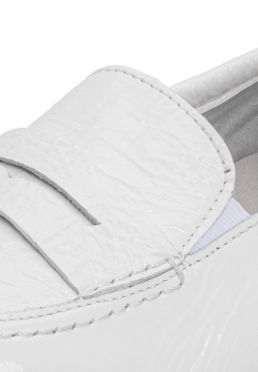 hinreiender Mokassin Hirschlackleder