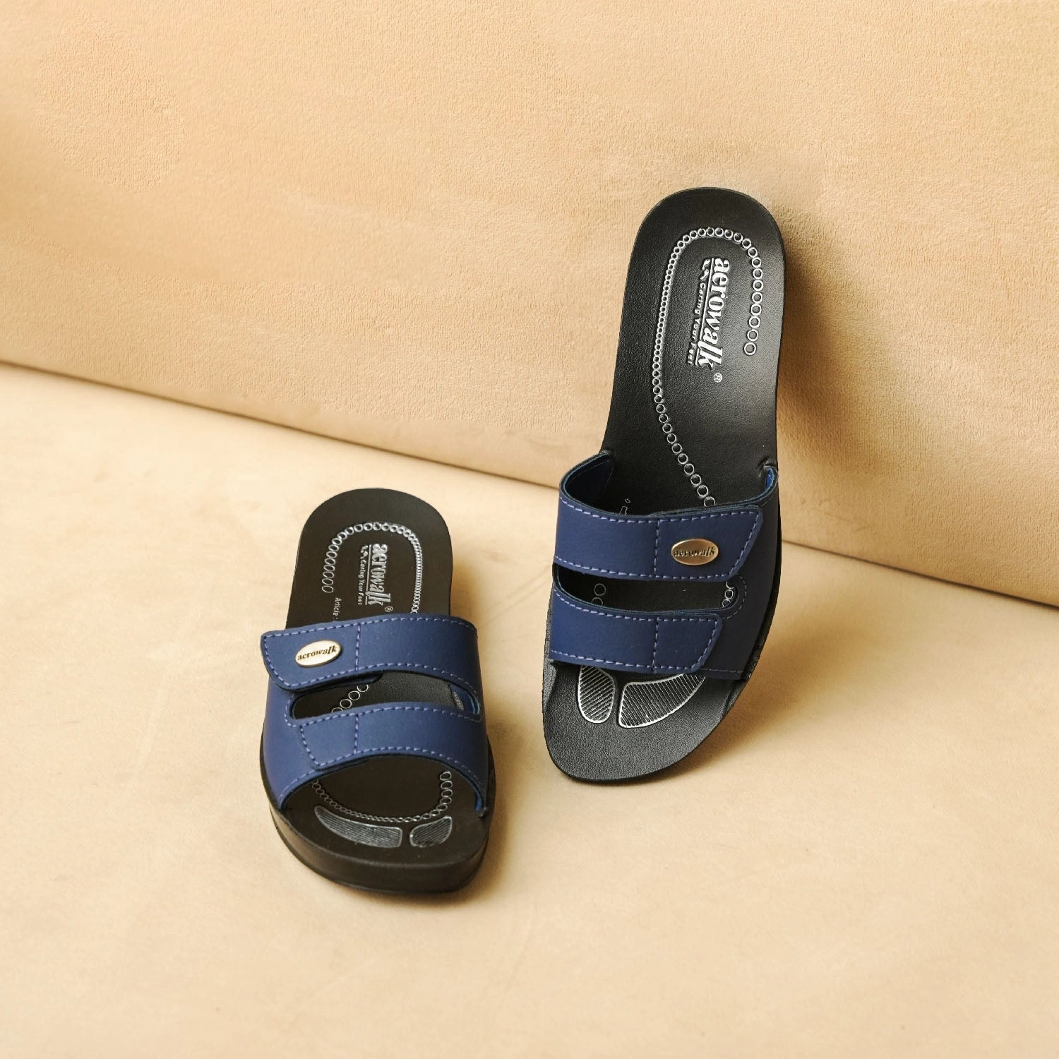 Flair Sassy Pantoffeln Aerowalk Women Slipper #0402 - BLUE