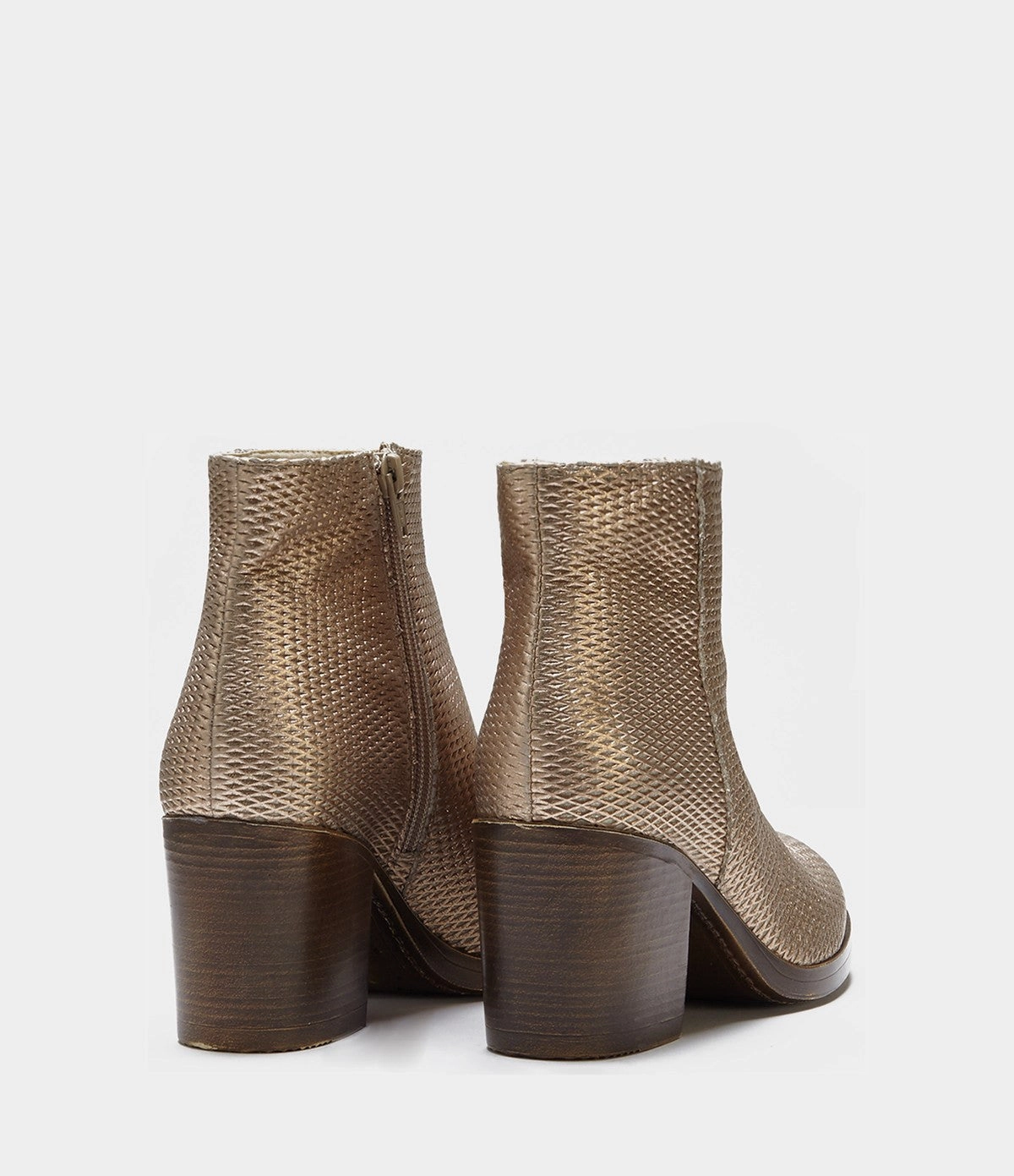 Sommerstiefeletten Tonia gold Barton Shearling Gefütterte Leder Stiefeletten