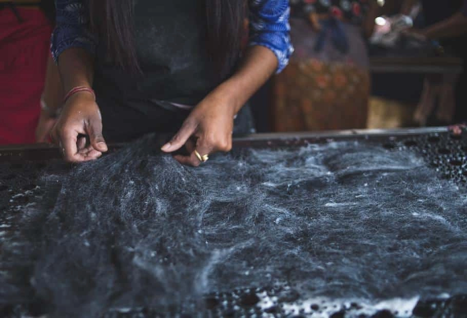 Aldi Pantoffeln Wollpantoffel (100% reine Wolle) - Modell Koks mit Sohle aus Leder