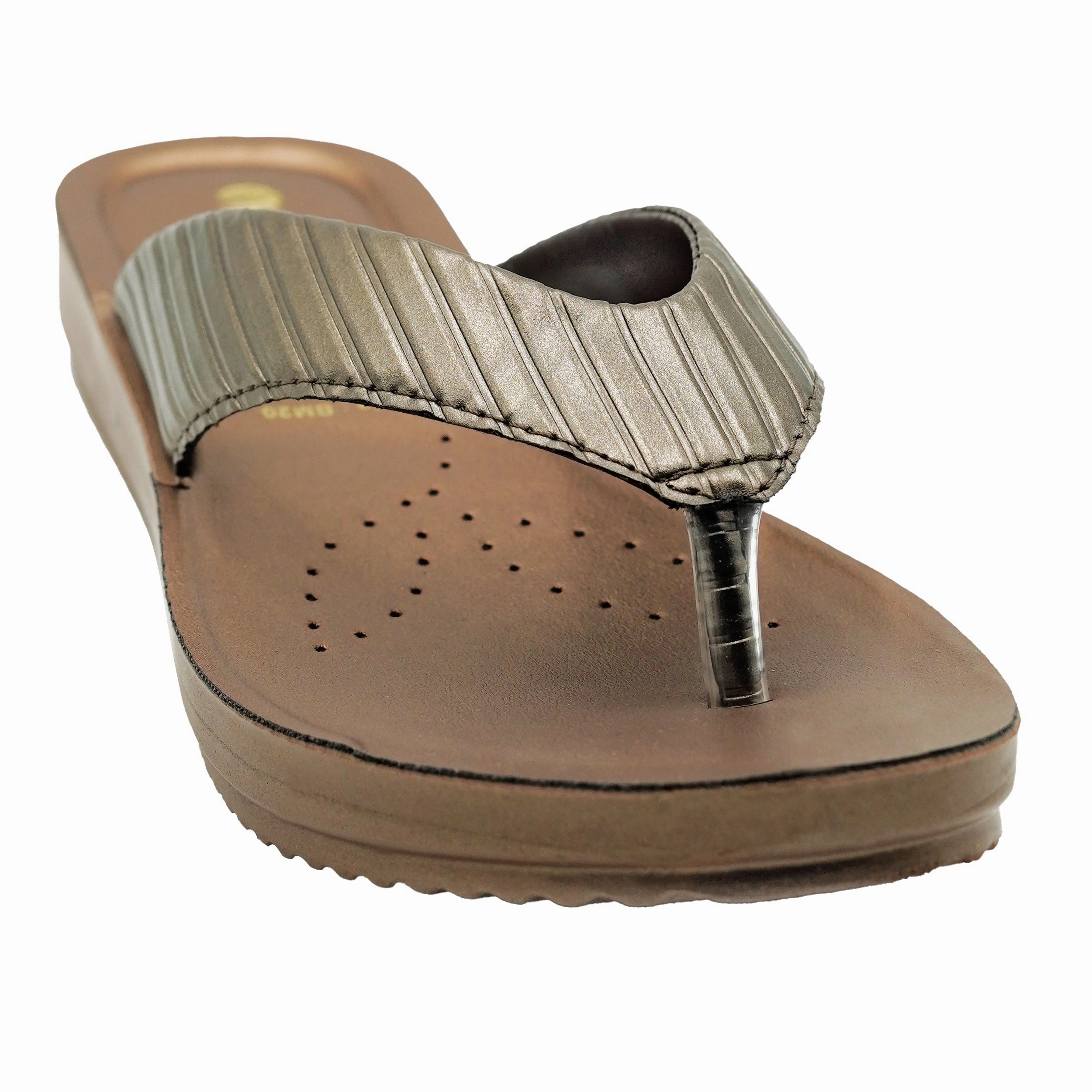 Inblu BRONZE Slipper with slip-on for female Herren Leder Pantoffeln Reduziert