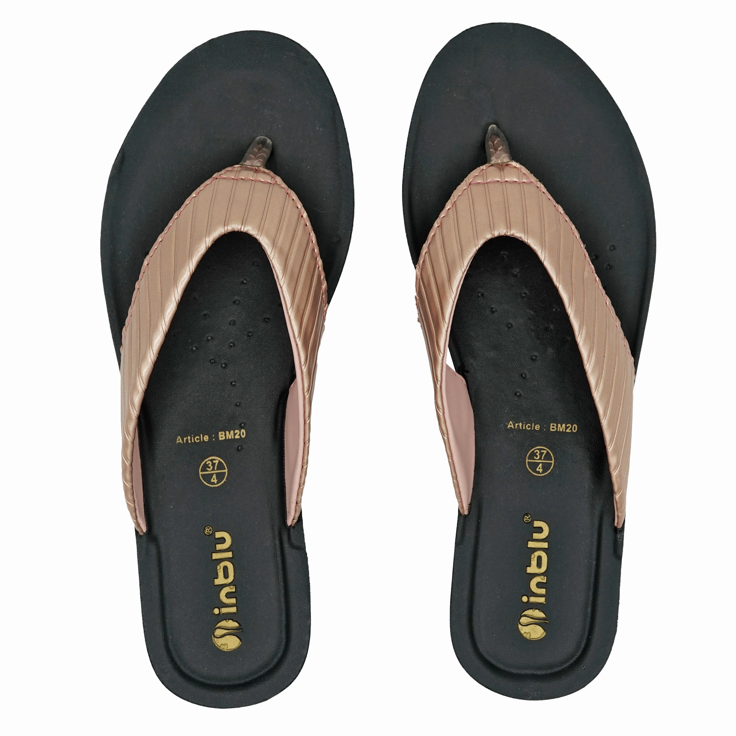 Pantoffeln Indoor Inblu BRONZE Slipper with slip-on for female