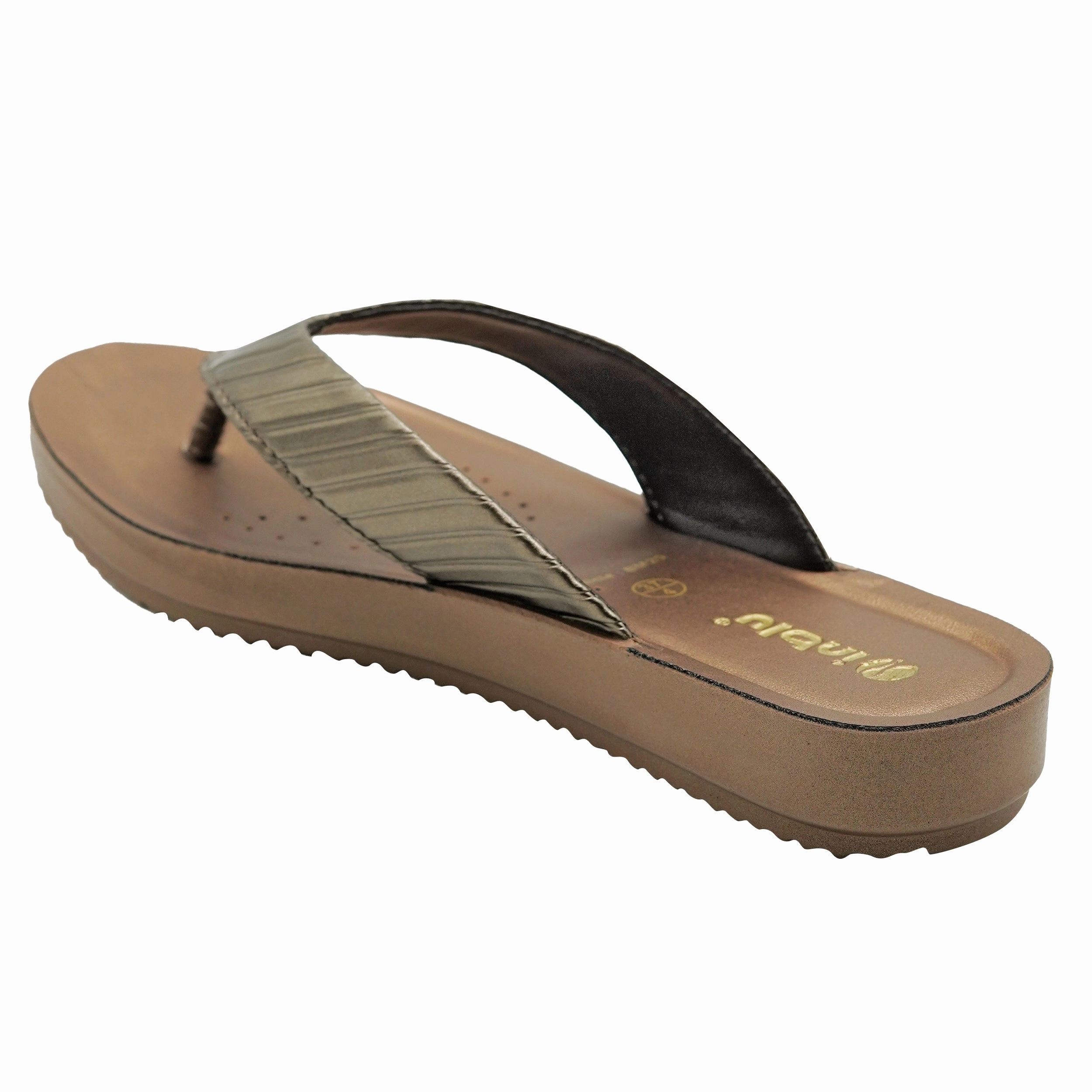 Herren Plüsch Pantoffeln Gr 46 Inblu BRONZE Slipper with slip-on for female