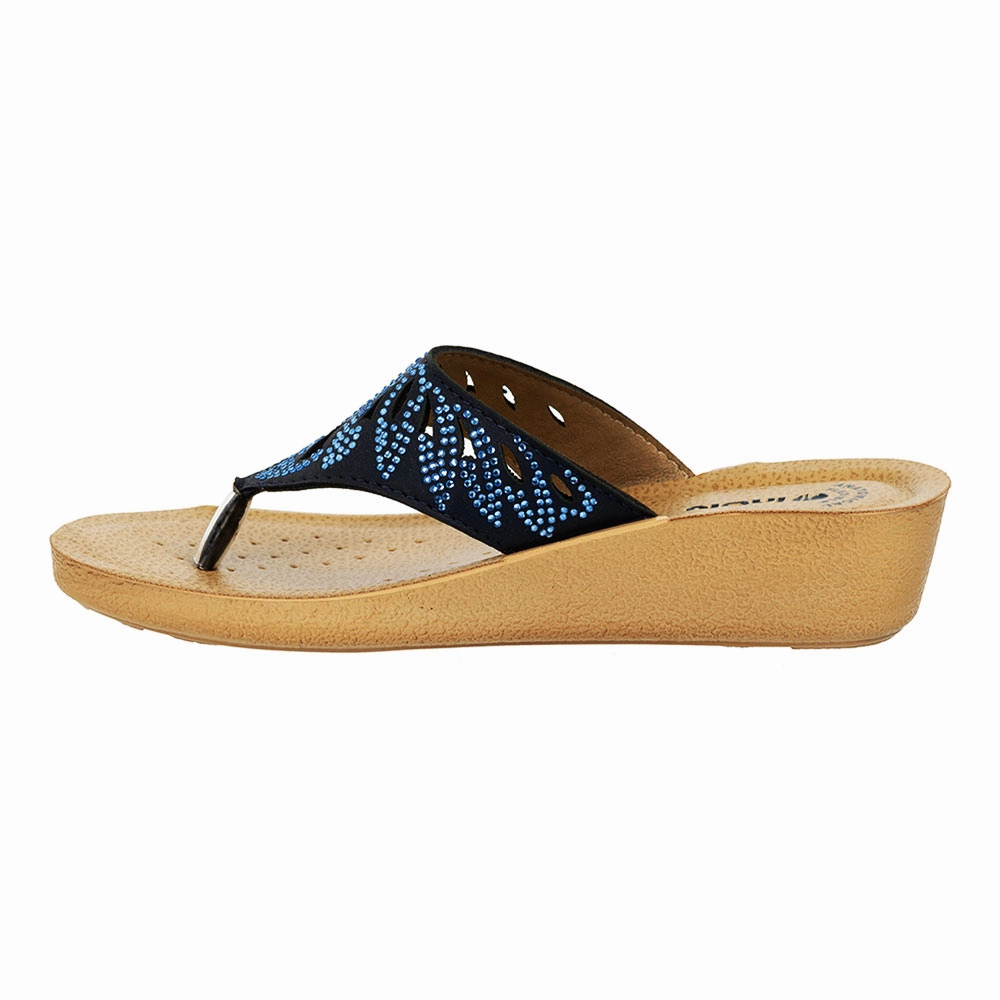 Skin Für Durchsichtige Pantoffeln Inblu Women Slipper #PP25 - BLUE