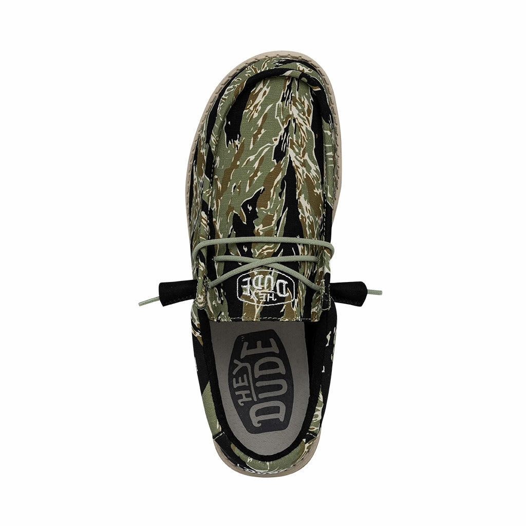 Wally Camouflage Herren - Tiger Stripe Camo Lederschuhe 44