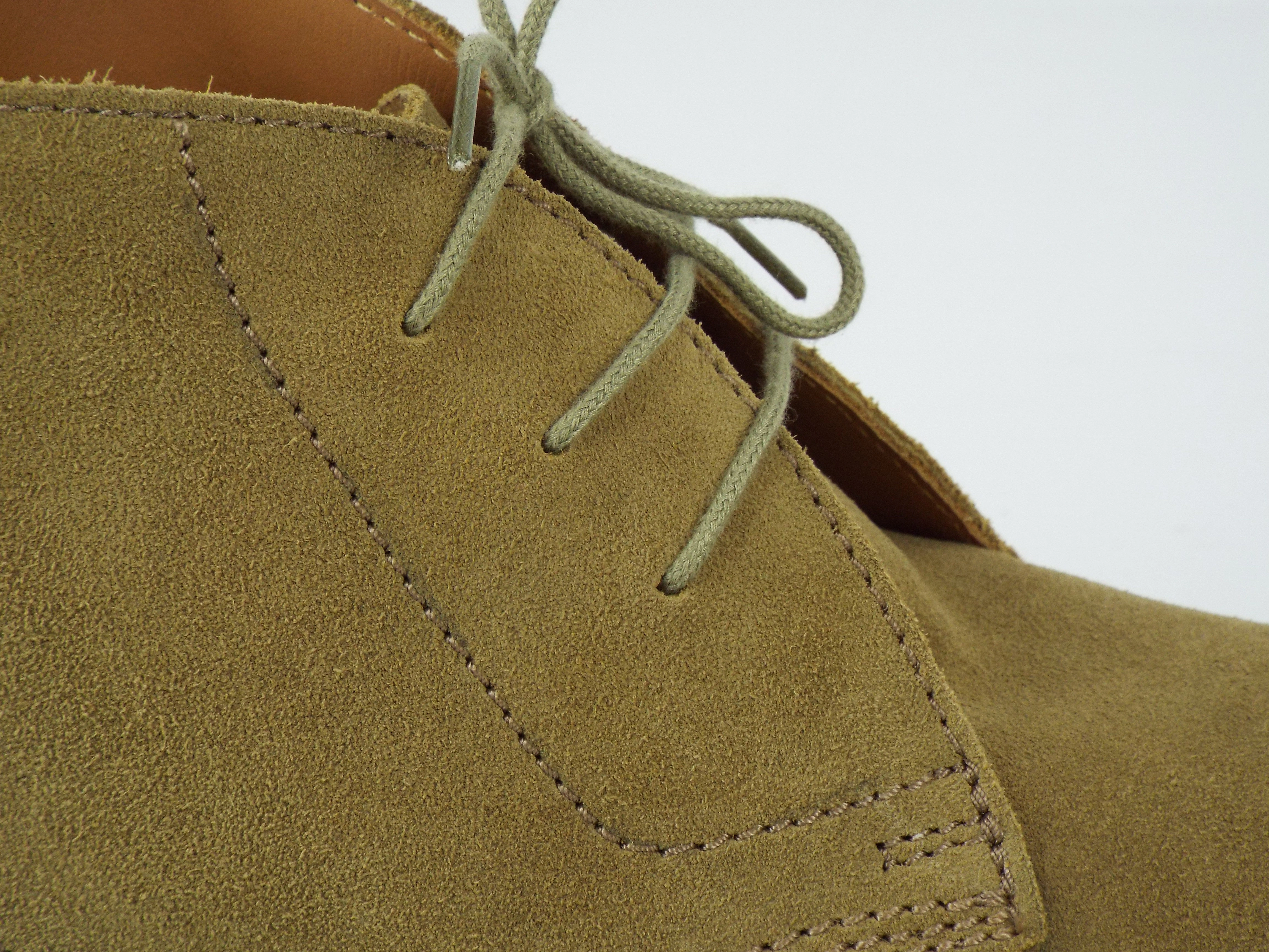 Stiefel Mit Absatz Kombinieren British Army - Suede Desert Ankle Boots - Monkey Boots - Unissued