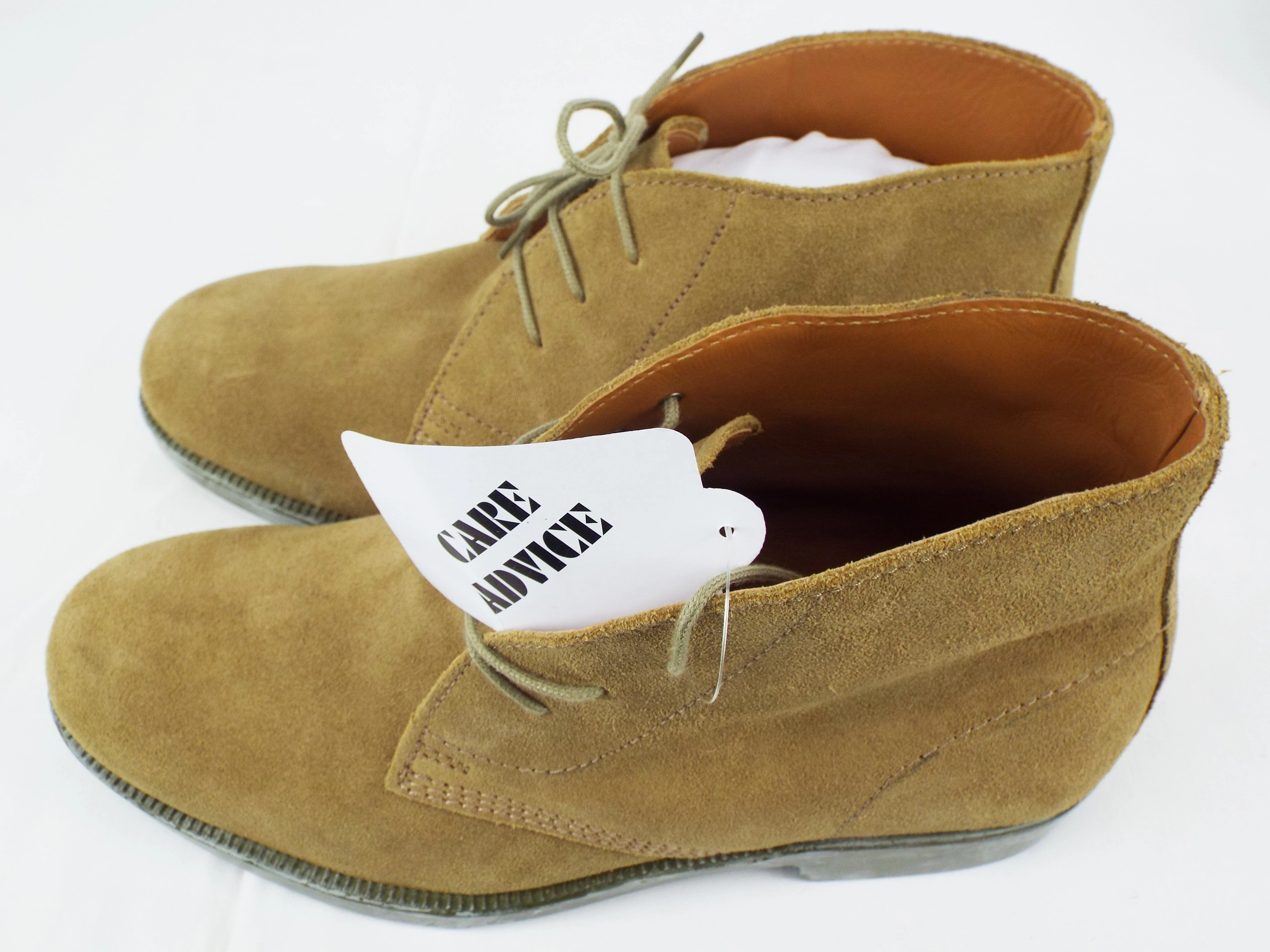 British Army - Suede Desert Ankle Boots - Monkey Boots - Unissued Bundeswehr Stiefel Einlaufen