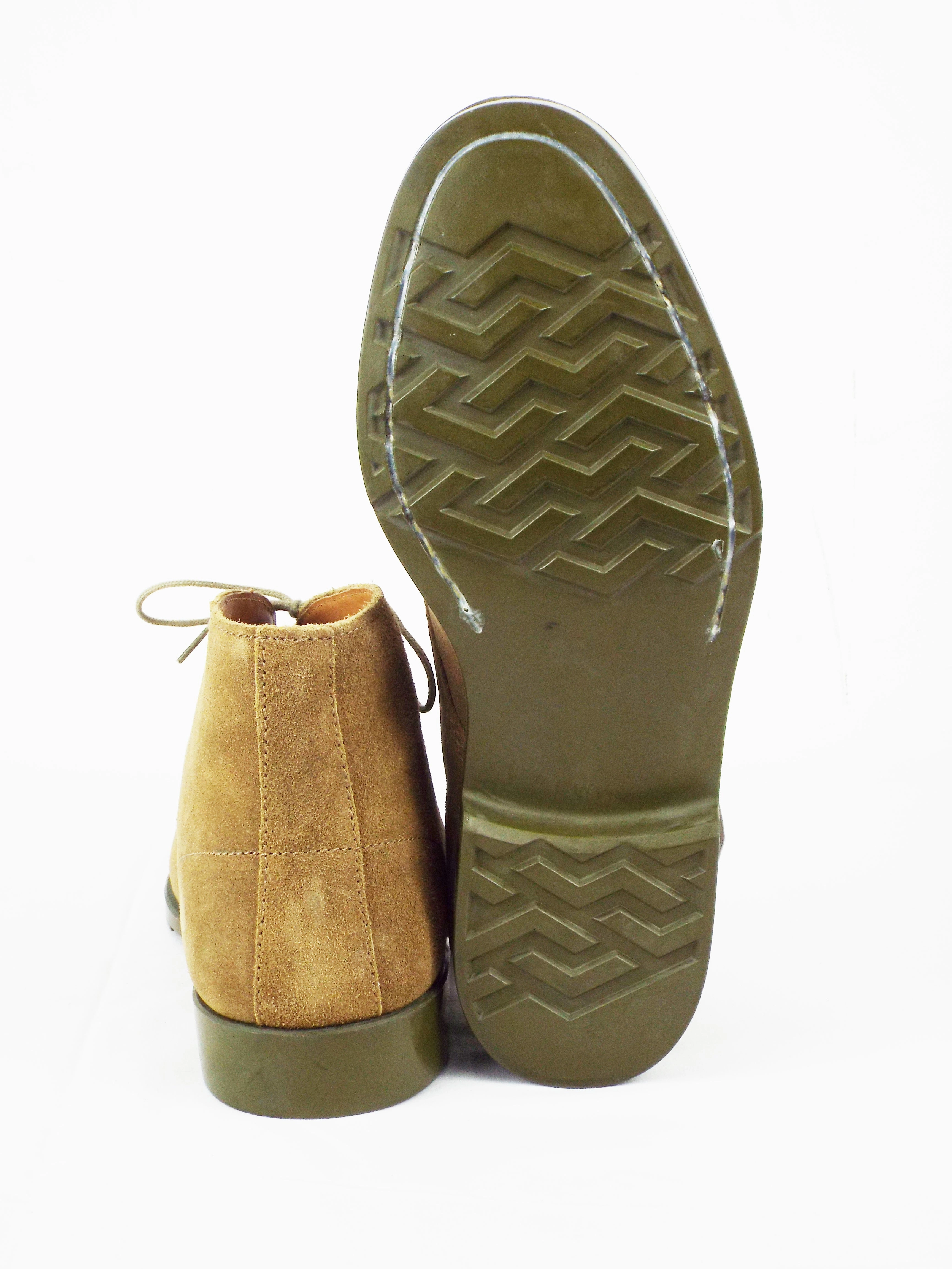 Stiefel Gr 36 British Army - Suede Desert Ankle Boots - Monkey Boots - Unissued