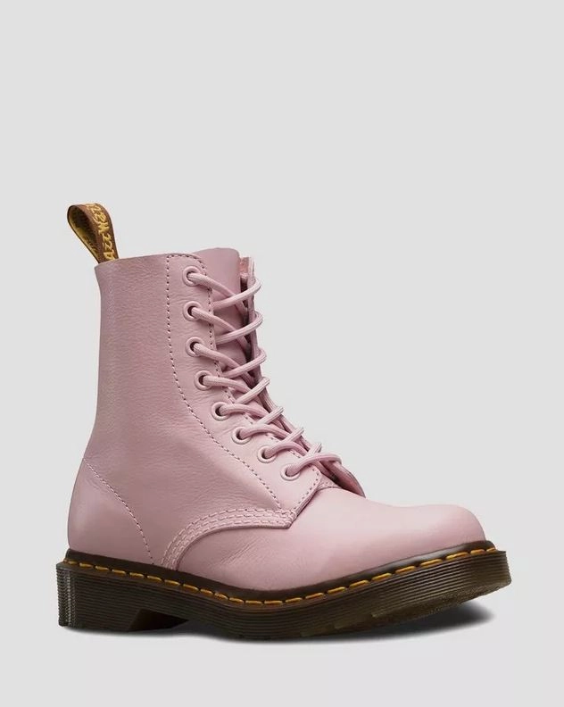 Dr. Martens 8-Loch Stiefel 1460 PASCAL VIRGINIA LEDER STIEFEL Echtleder Bubblegum Pink 20102683 Stiefel 2025/26