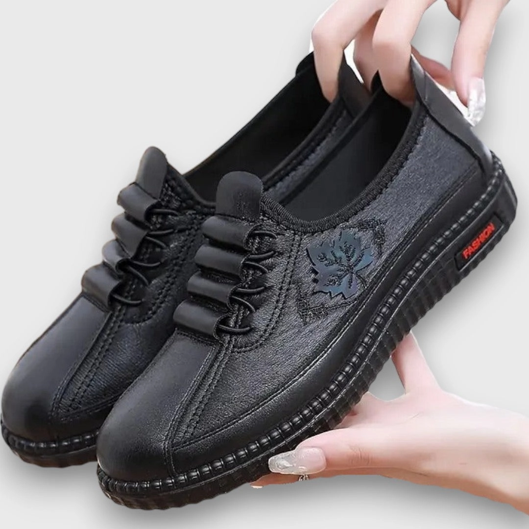 Ines  Orthopdische Lederschuhe | Premium Edition Lederschuhe Weiße Flecken Regen