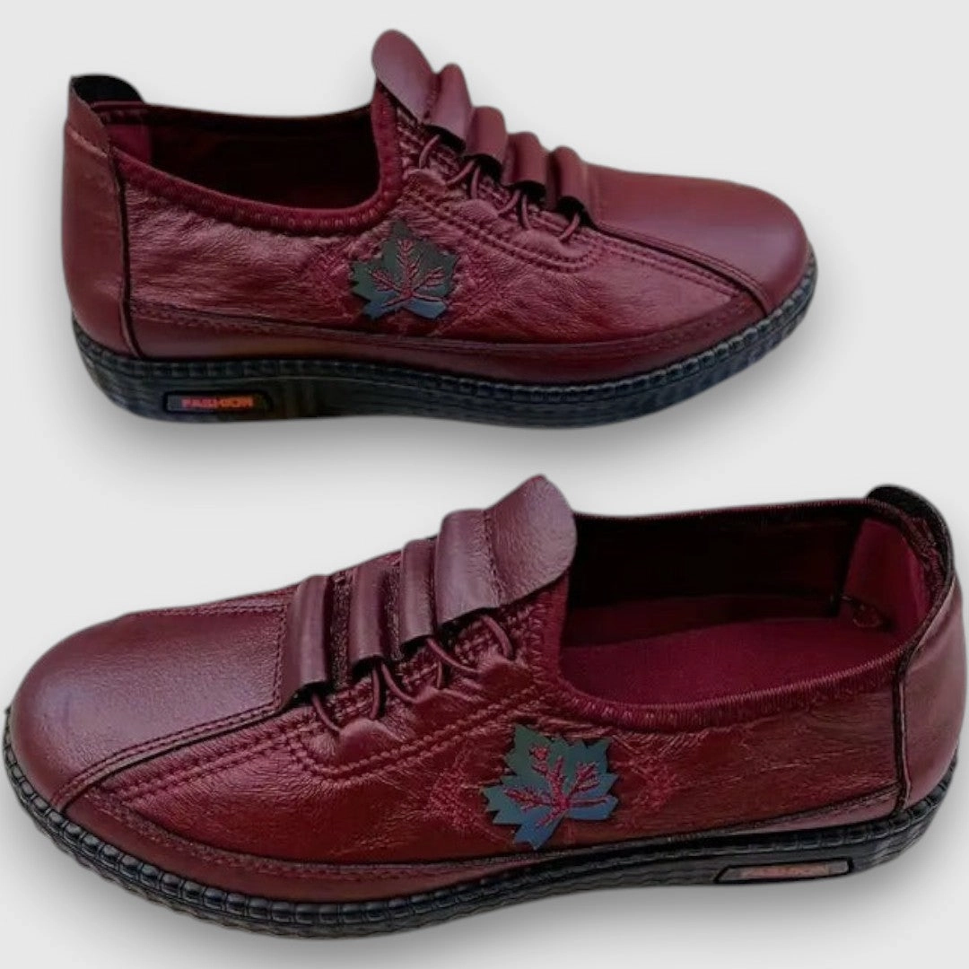 Ines  Orthopdische Lederschuhe | Premium Edition Zweifarbige Lederschuhe