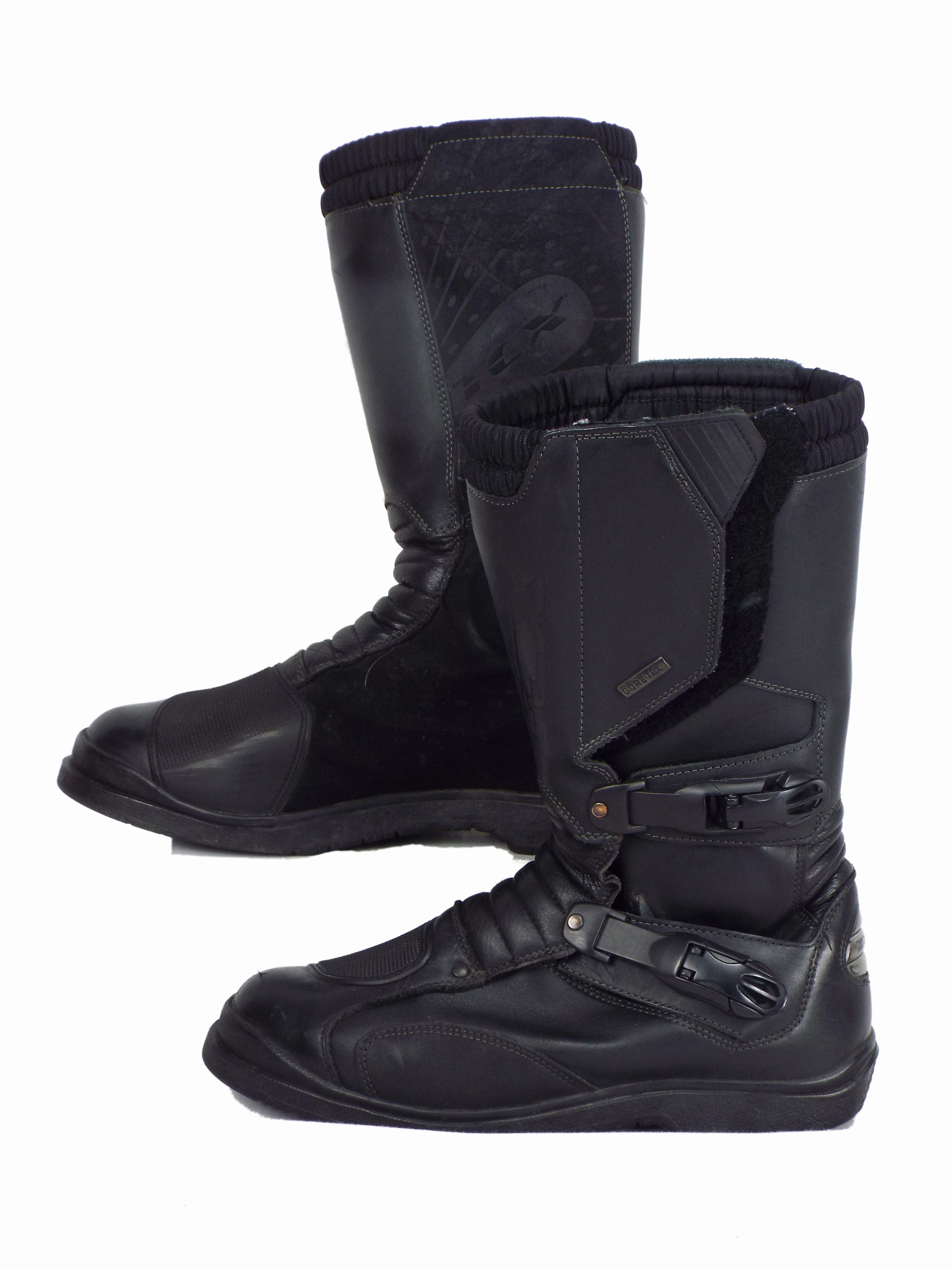 Overknee Stiefel Stretch Flach Italian Motorcycle Boots - Dutch police issue (RAR)