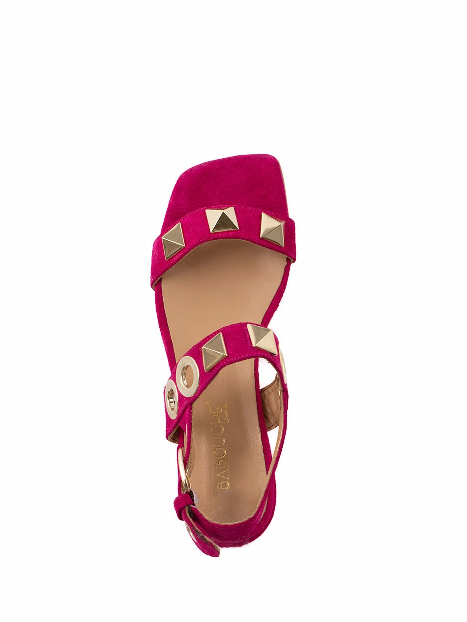 Jade | Sandaal Fuchsia Sandalen Lackleder