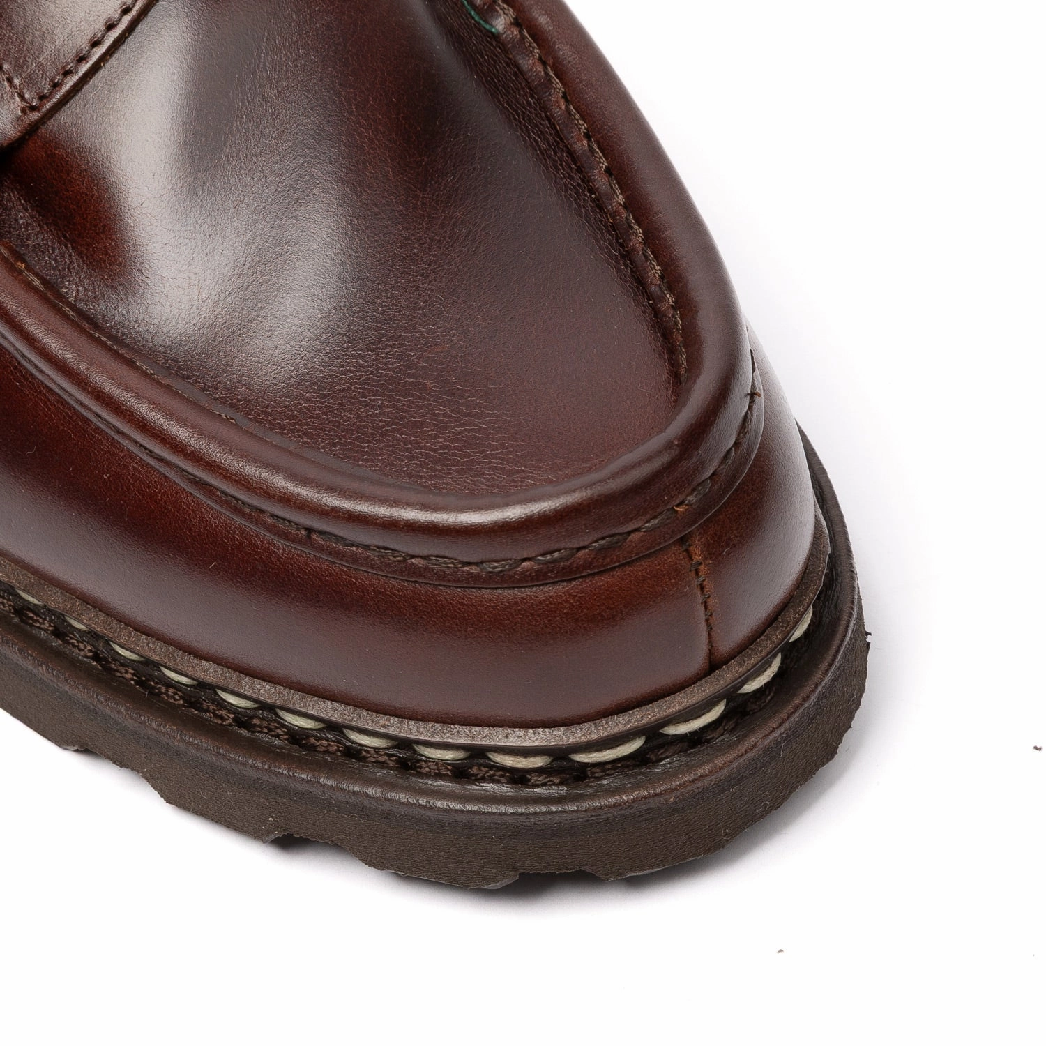 Kastanienbrauner Loafer "Reims" aus gewachstem Kalbsleder - A French Legend Edward Green Loafers