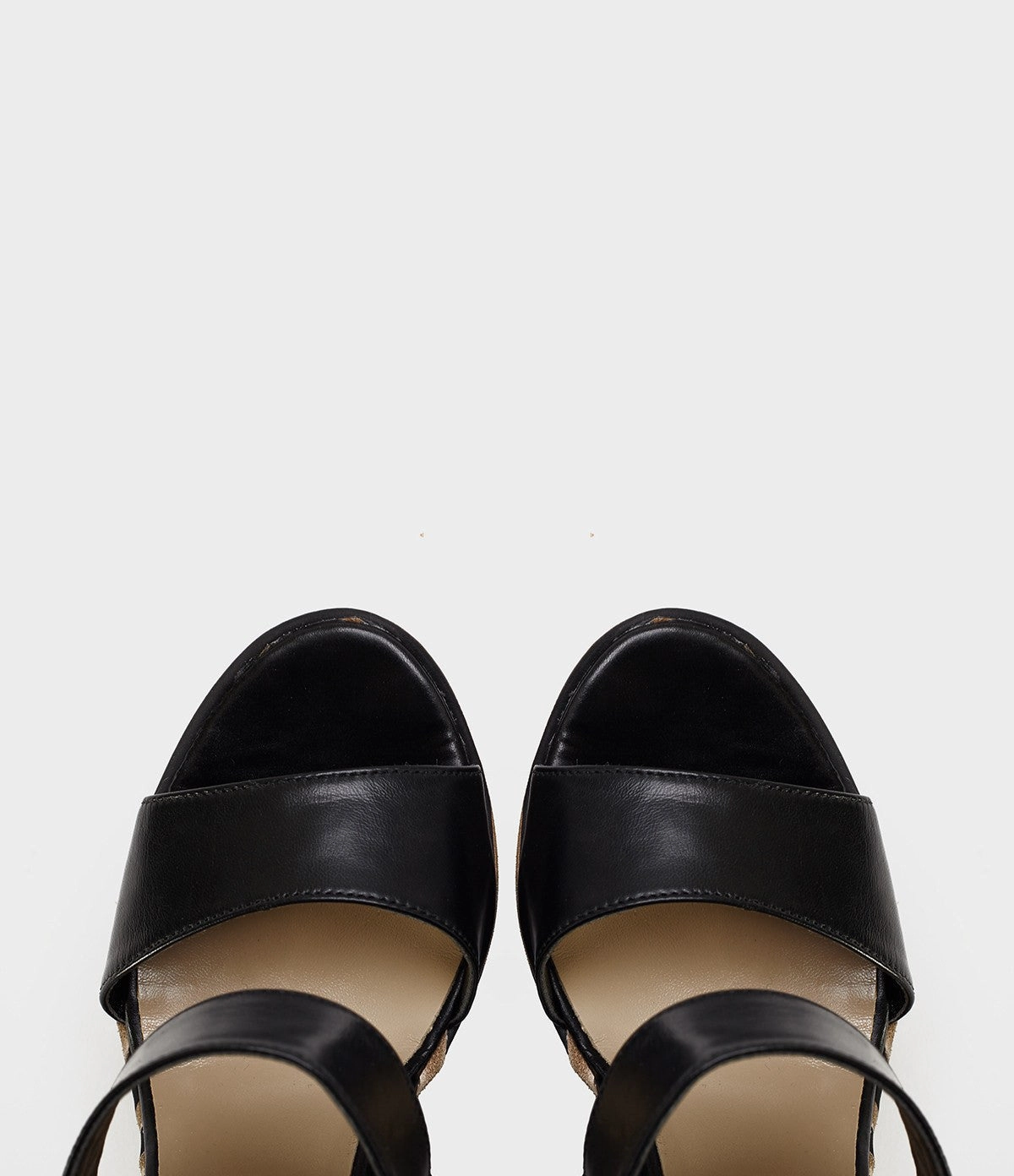 High Heels Lock Keilabsatz Sandaletten Ilaria schwarz