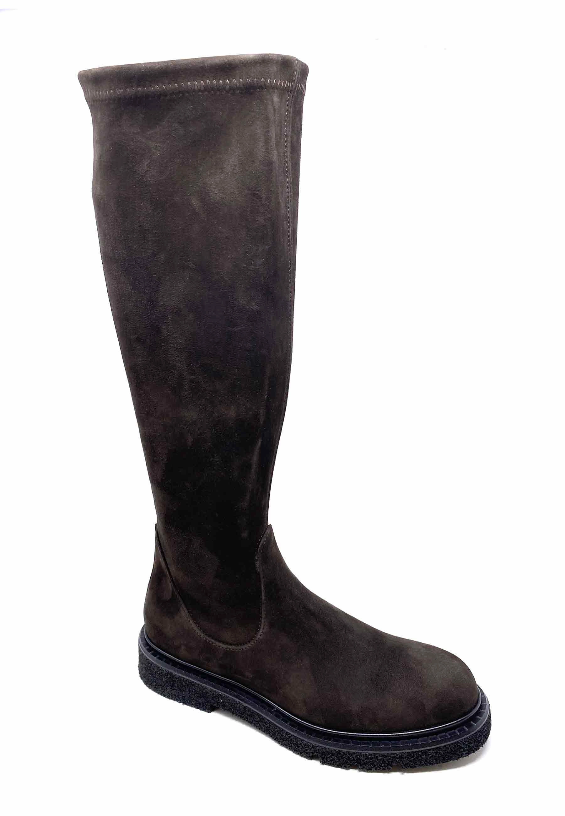 Stiefel Otto Kern Kerr Langschaft Boot | Ebony Camoscio