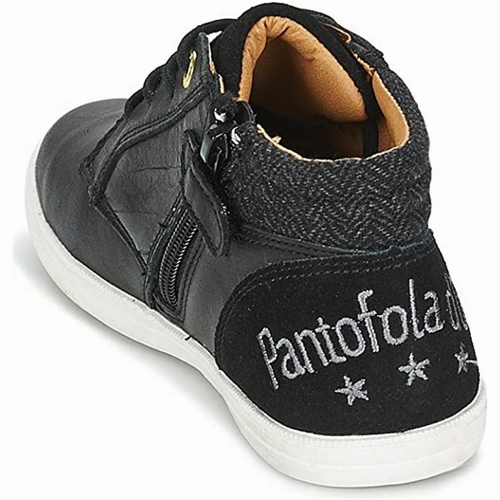 Marco Polo Strick Sneaker Kinder Schuhe Sneaker Echt Leder High Top Pantofola dOro