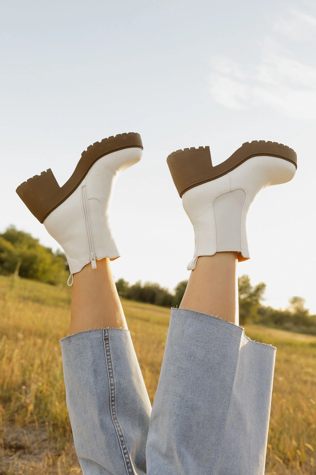 Chelsea Boot Elastic Declan Boots-White