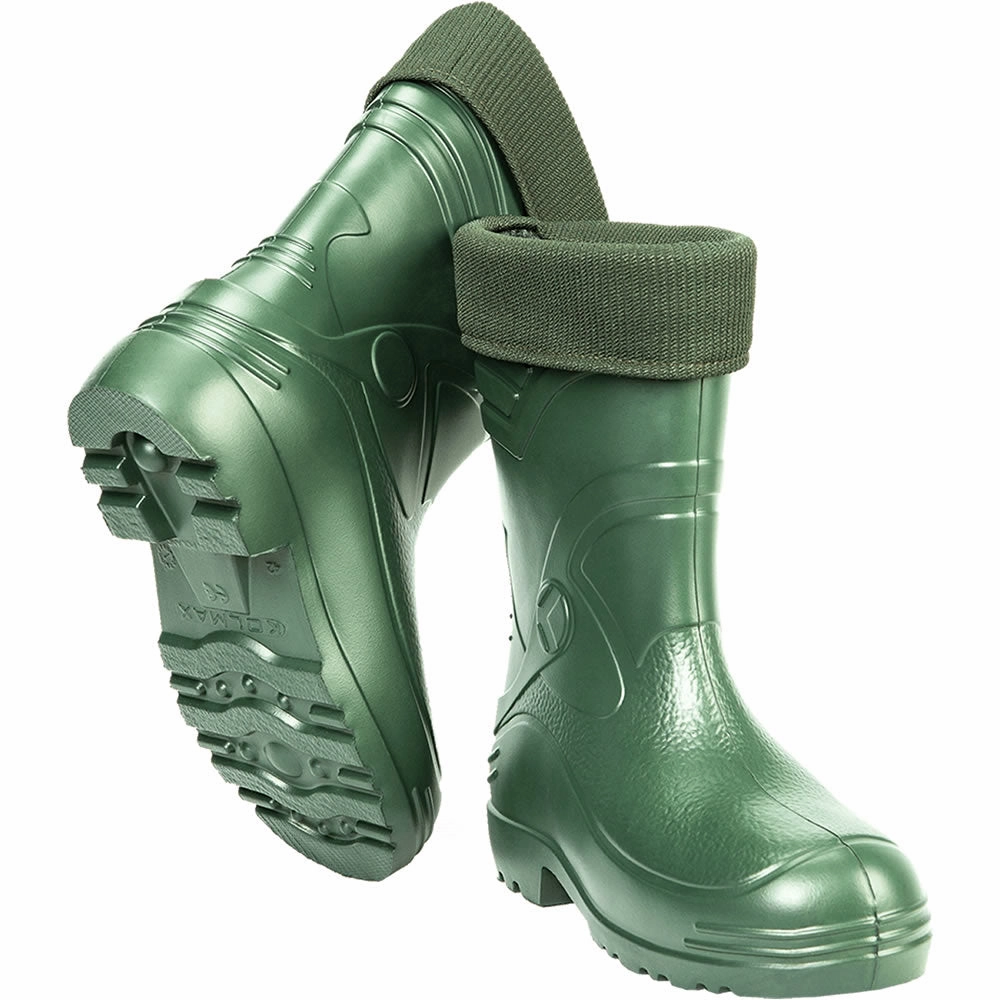 Stiefel Hochschaft KOLMAX Herren Gummistiefel gefttert  Leichte EVA-Stiefel fr Garten & Regen