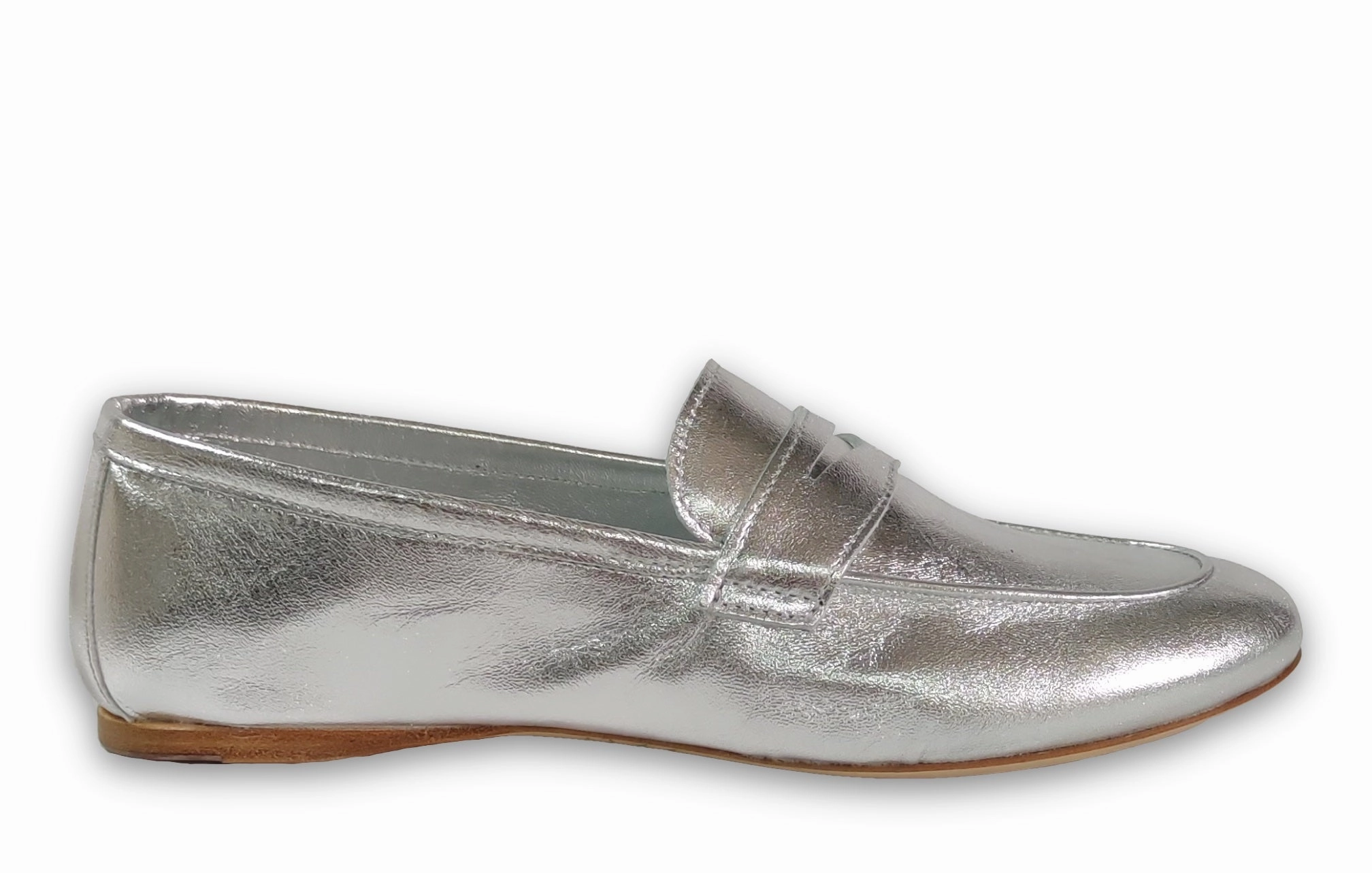 Pocket Iris Argento Penny Loafers Gq