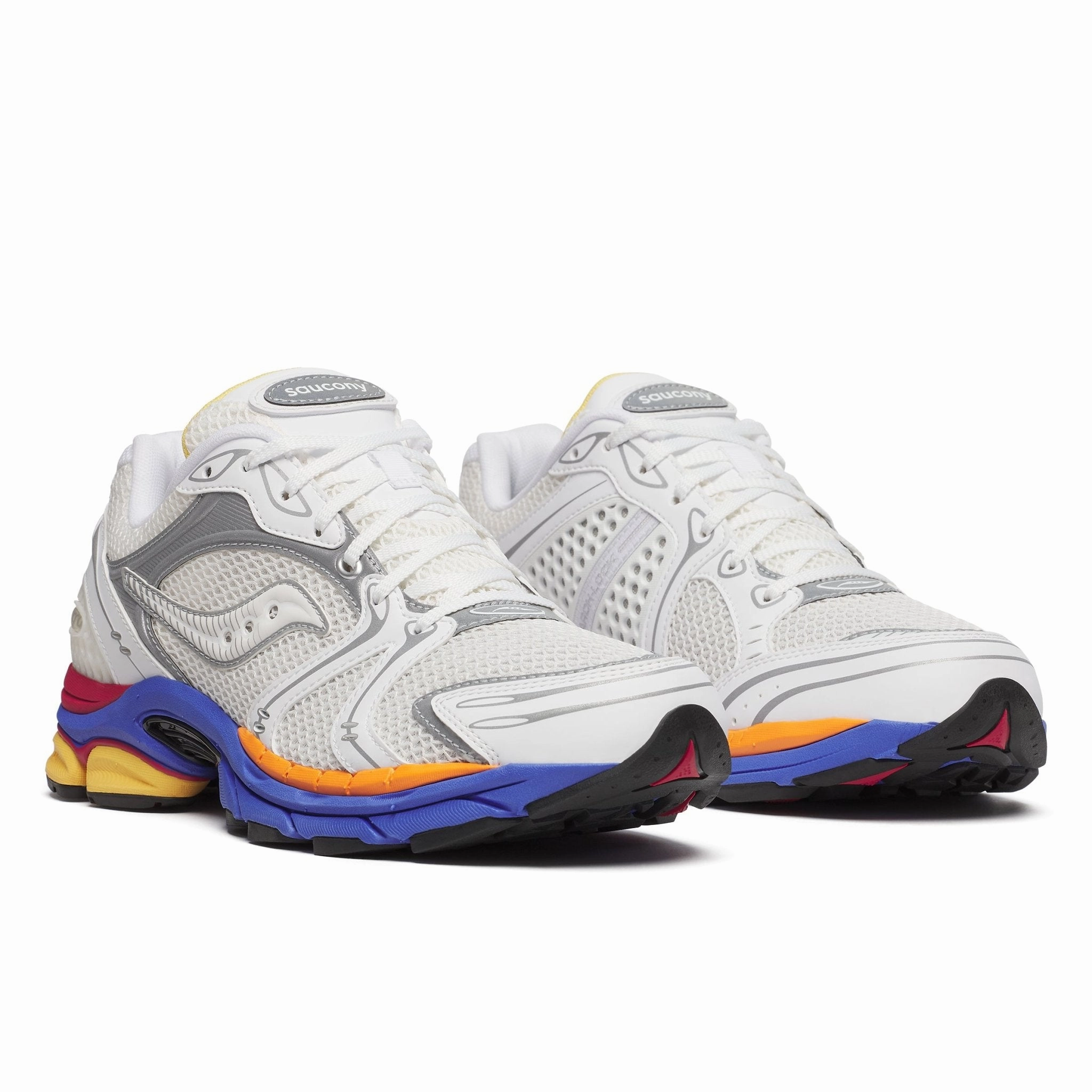 Herren Sneaker Reißverschluss Saucony Progrid Triumph 4 White Multi