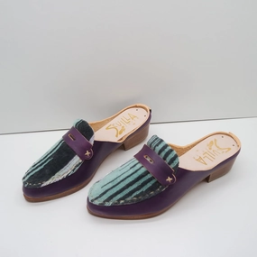 READY MADE. SIZE 38. THE MIA. UBE. 3CM HEEL. MISSONI LAKE 8 Eckhaus Latta Loafers