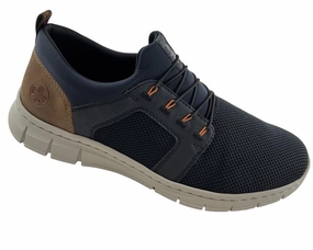 Rieker Herren  Slipper B7796-14 Blau Synthetik//Textil Pantoffeln Definition