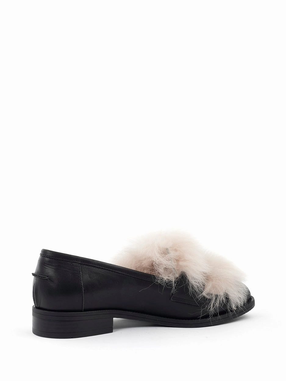 Lamia | Loafer Zwart/Beige Loafers Leopard