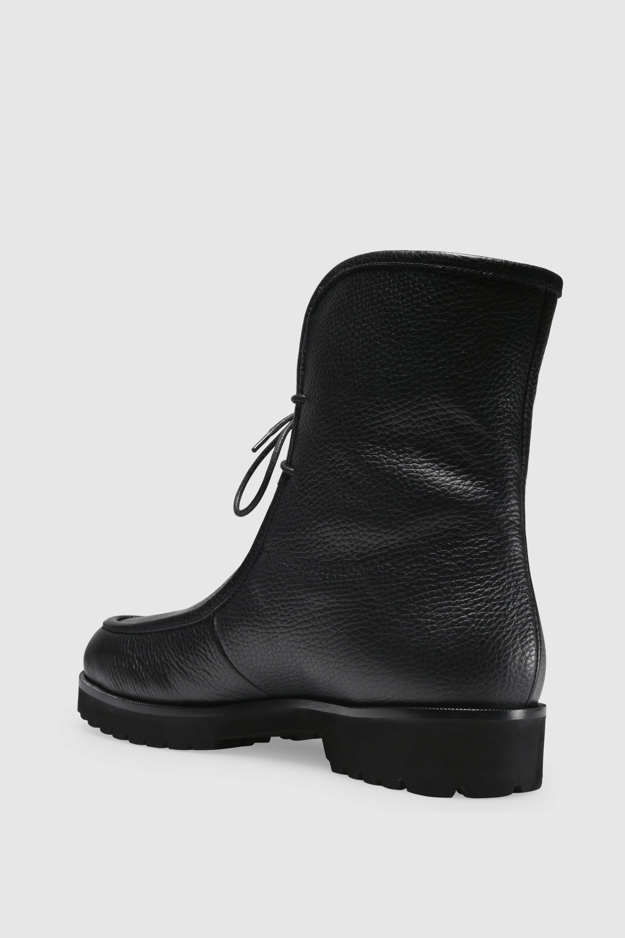 Overknee Stiefel Für Kräftige Beine Stiefelette 9484 Eureka Black Shearling Black