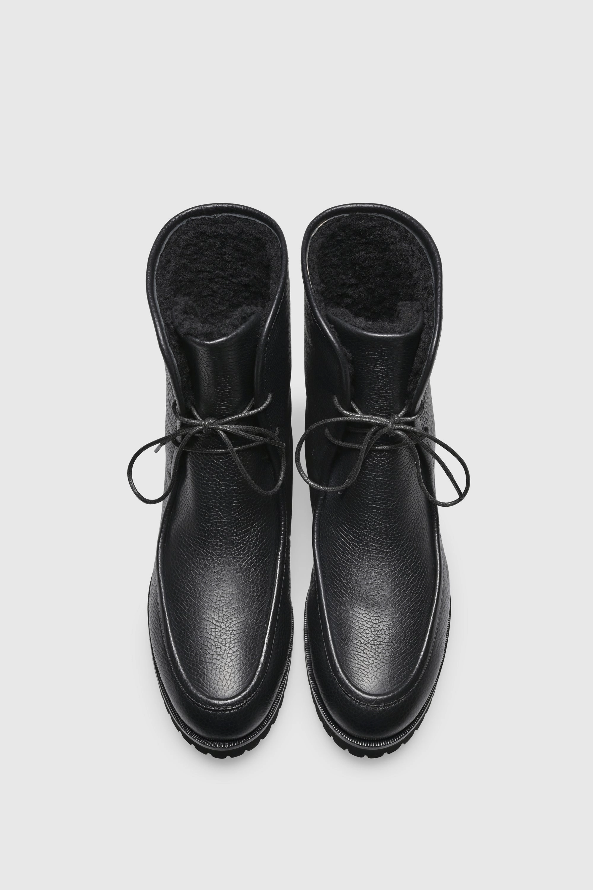 Davis Square Hiker Stiefel Stiefelette 9484 Eureka Black Shearling Black