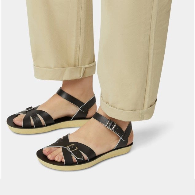 Sandalen Und Socken Salt Water Sandalen BOARDWALK Black