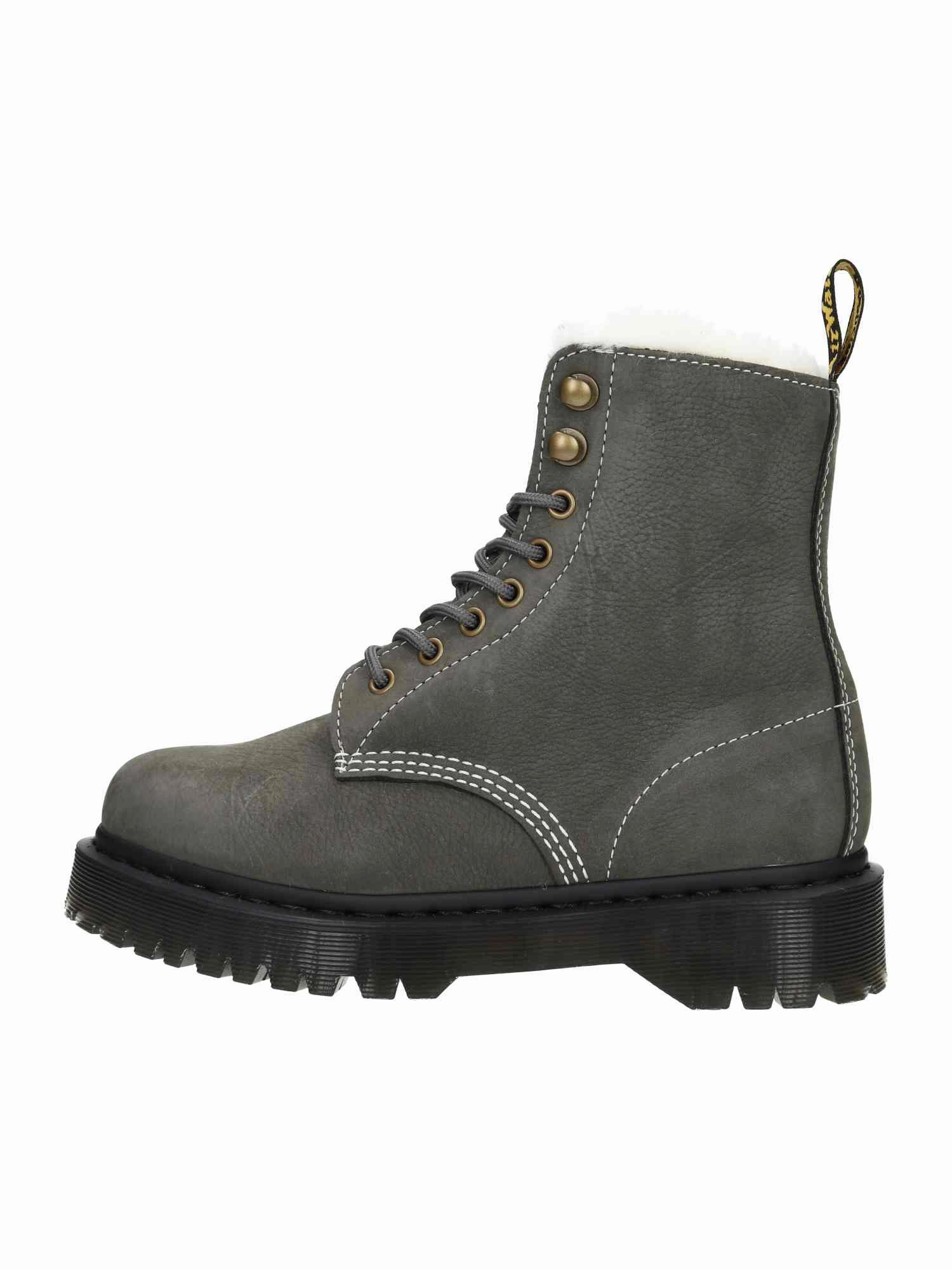 1460 Pascal Bex Fl Milled Nubuck Wp gunmetal Tracht Stiefel