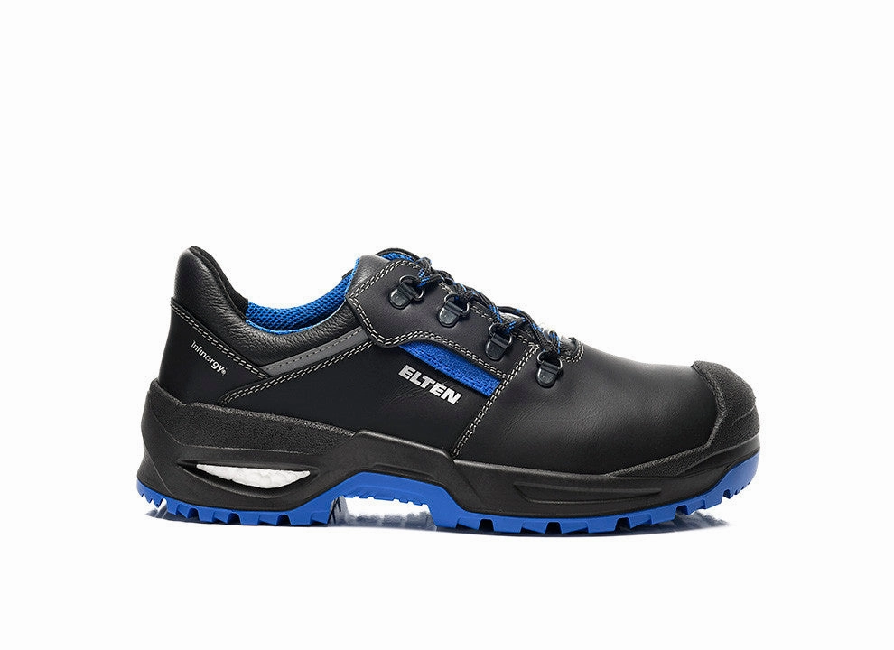 S2 Sicherheitsschuhe Test Leonardo XXSG black-blue S3-Sicherheitshalbschuh ELTEN