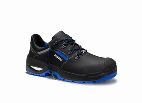 Leonardo XXSG black-blue S3-Sicherheitshalbschuh ELTEN Leder Halbschuhe Sicherheitsschuhe Esd