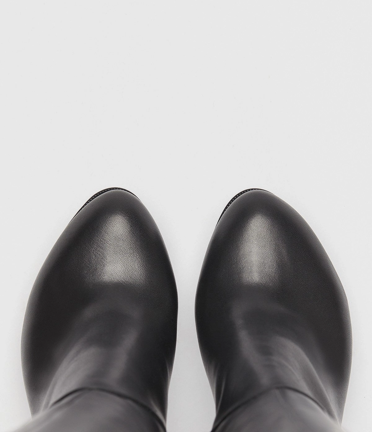 Stiefel Mit Spitzer Schuhspitze Langschaftstiefel Megan schwarz