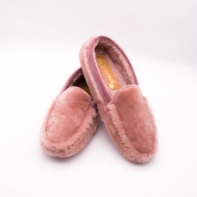 Lammfell Mokassins ros Nebulus Lederschuhe Airy