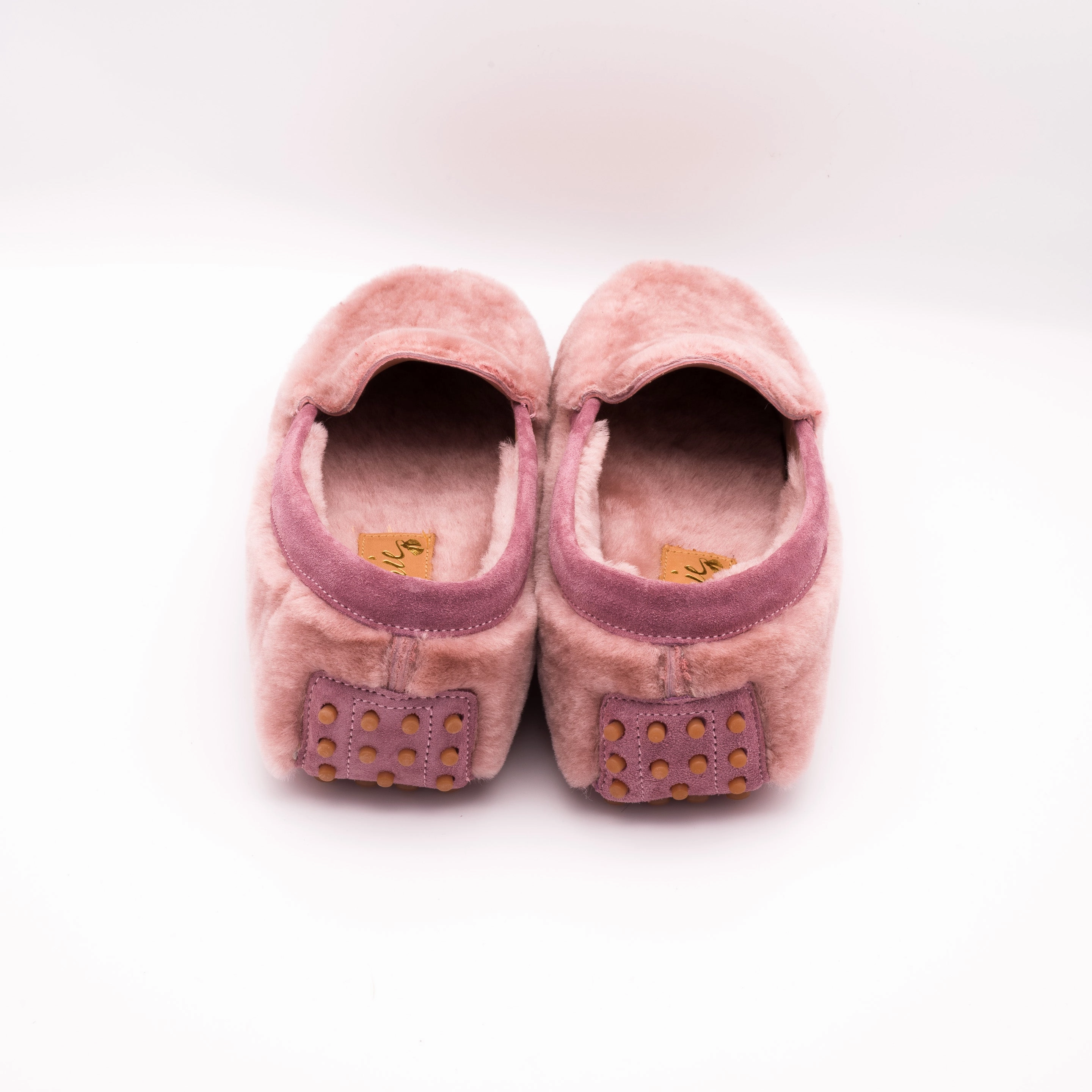 Lammfell Mokassins ros Baby Lederschuhe Wieder Weich