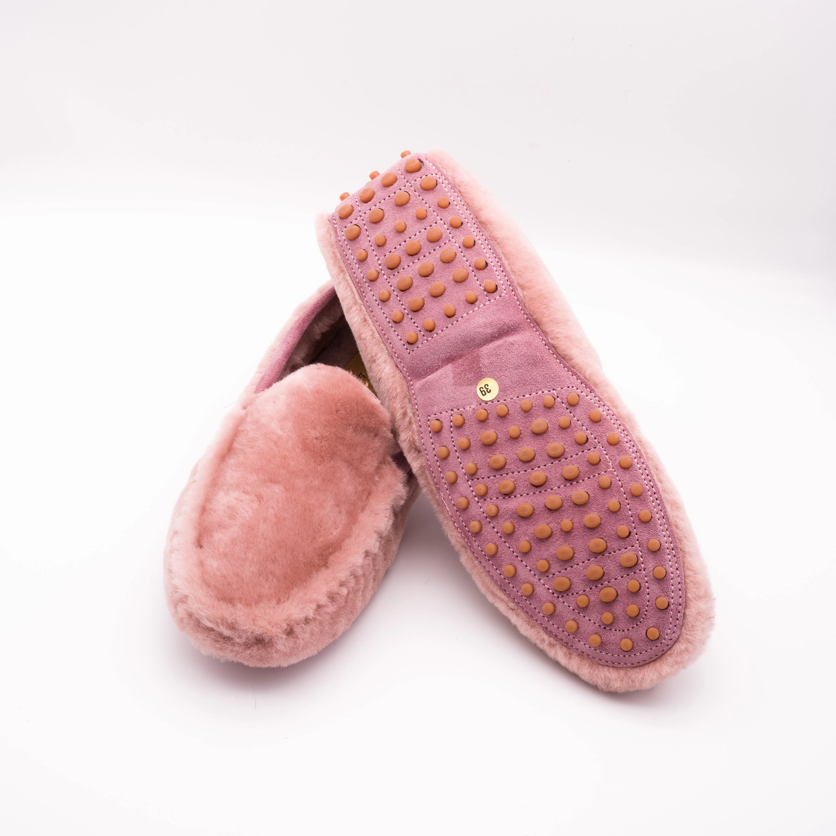 Lederschuhe Aus Schweden Lammfell Mokassins ros