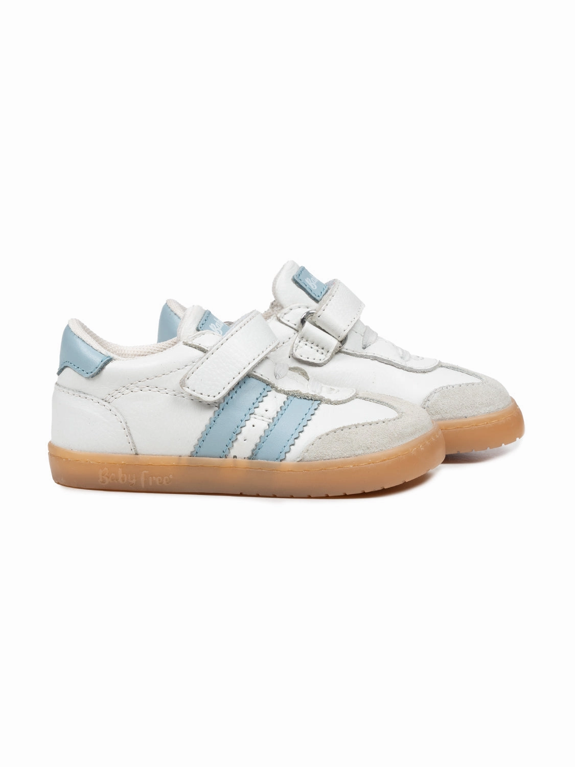 Spray Für Lederschuhe Barfu-Sportschuhe aus Leder - Wei/Hellblau