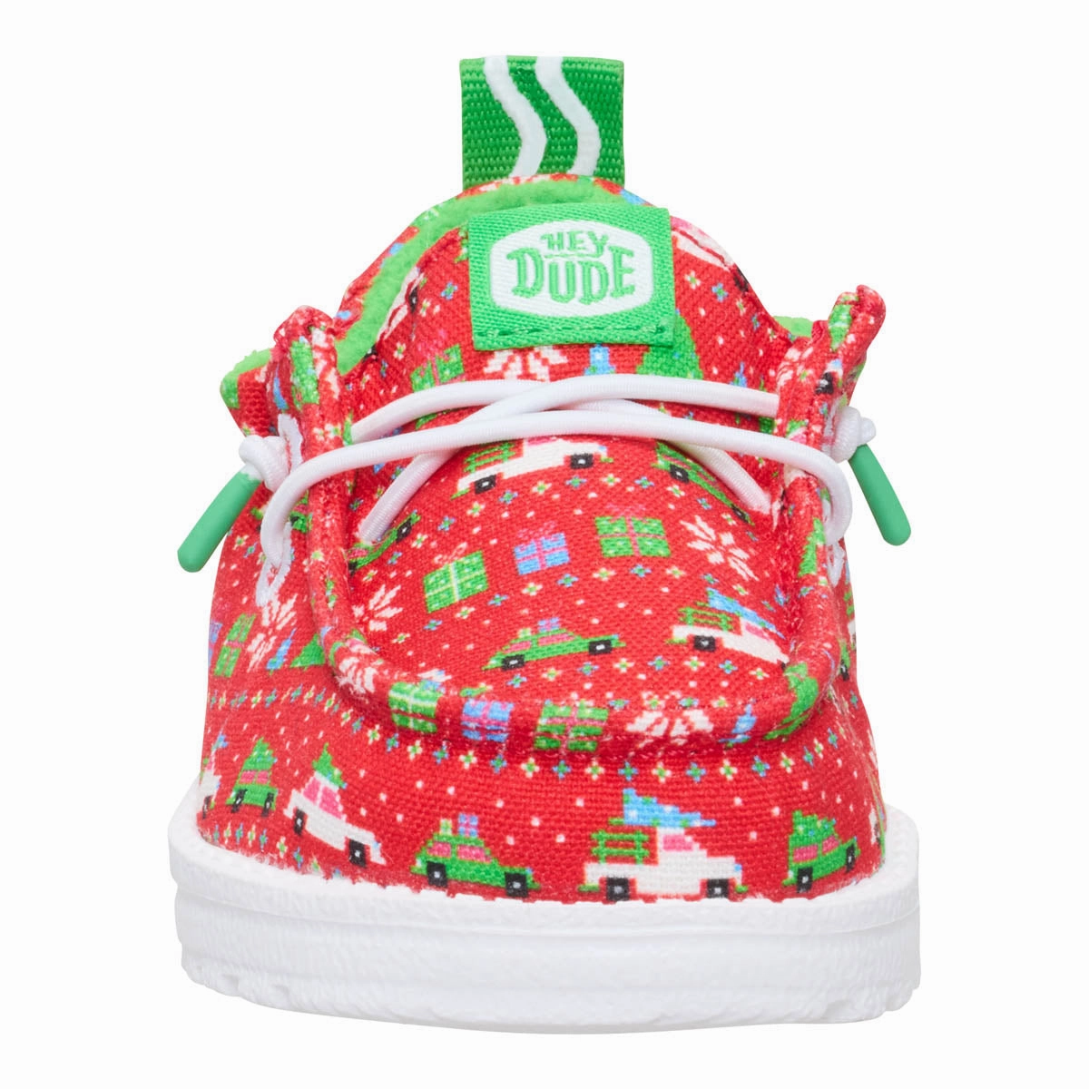 LILDUDE Holiday Sweater Kinder - Red/Green Wann Sitzt Ein Schuh Richtig Lederschuhe