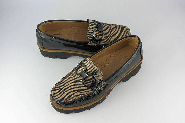 Loafers Piana 'Leontinta' Animal Print Loafer on a Wedge