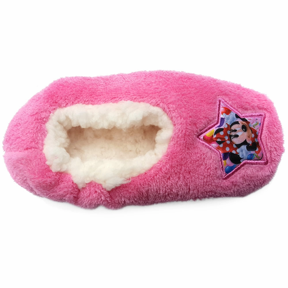 Minnie Maus Hausschuhe Puschen Pantoffeln Mdchen Kinder Disney Flauschige Pantoffeln
