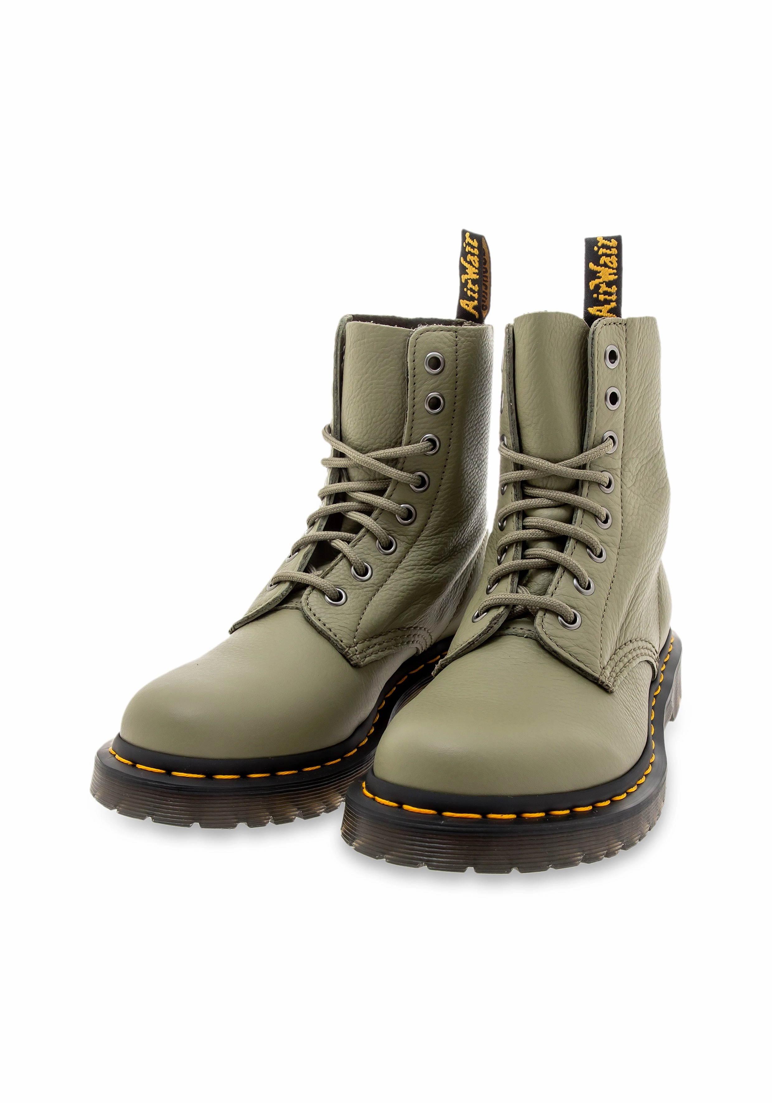 1460 Pascal Virginia muted olive Burberry Stiefel