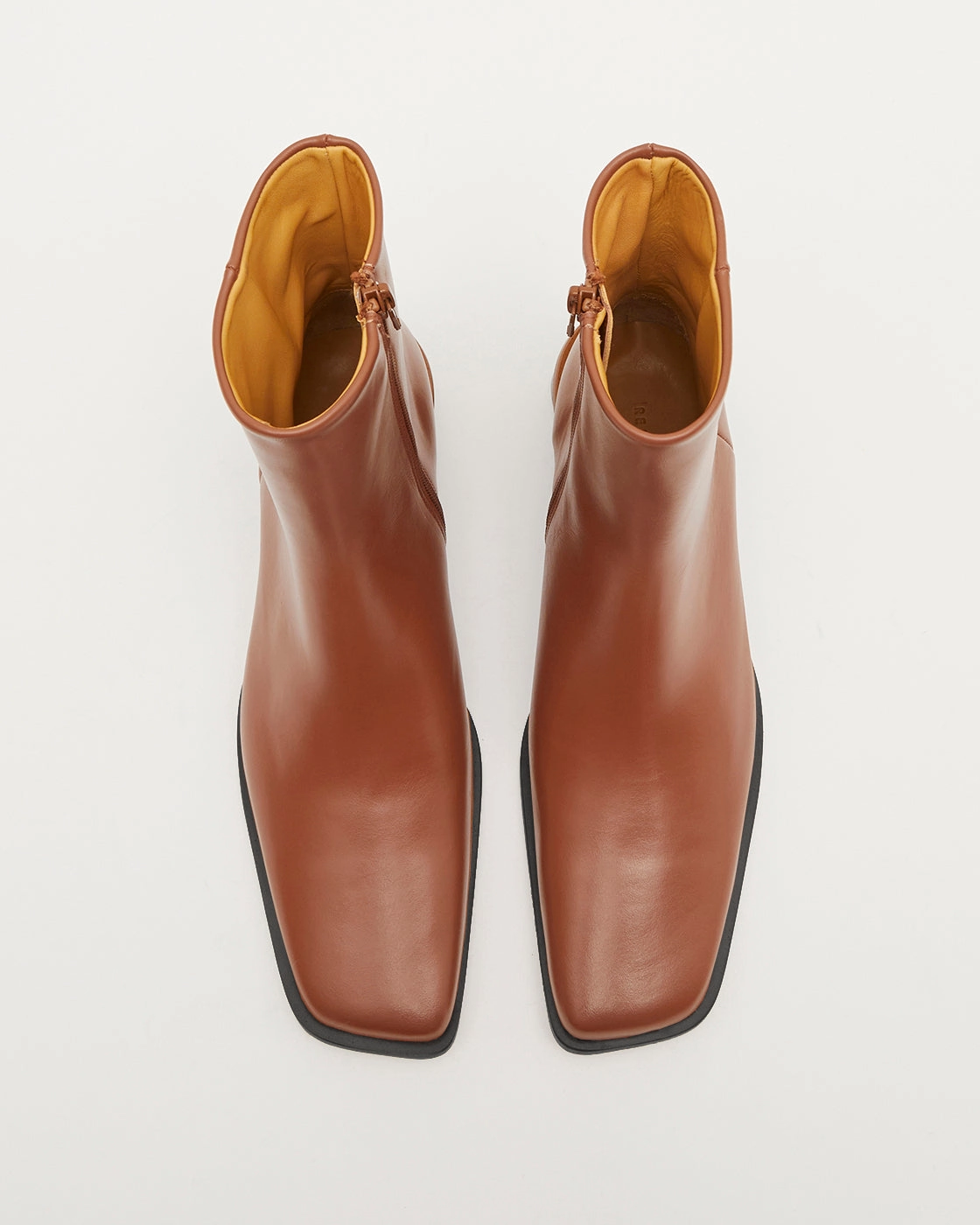 Rise Ankle Boot 30mm Leather Brown Chelsea Boots Mit Gummisohle