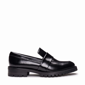 ELENA Black Loafers Zum Dirndl