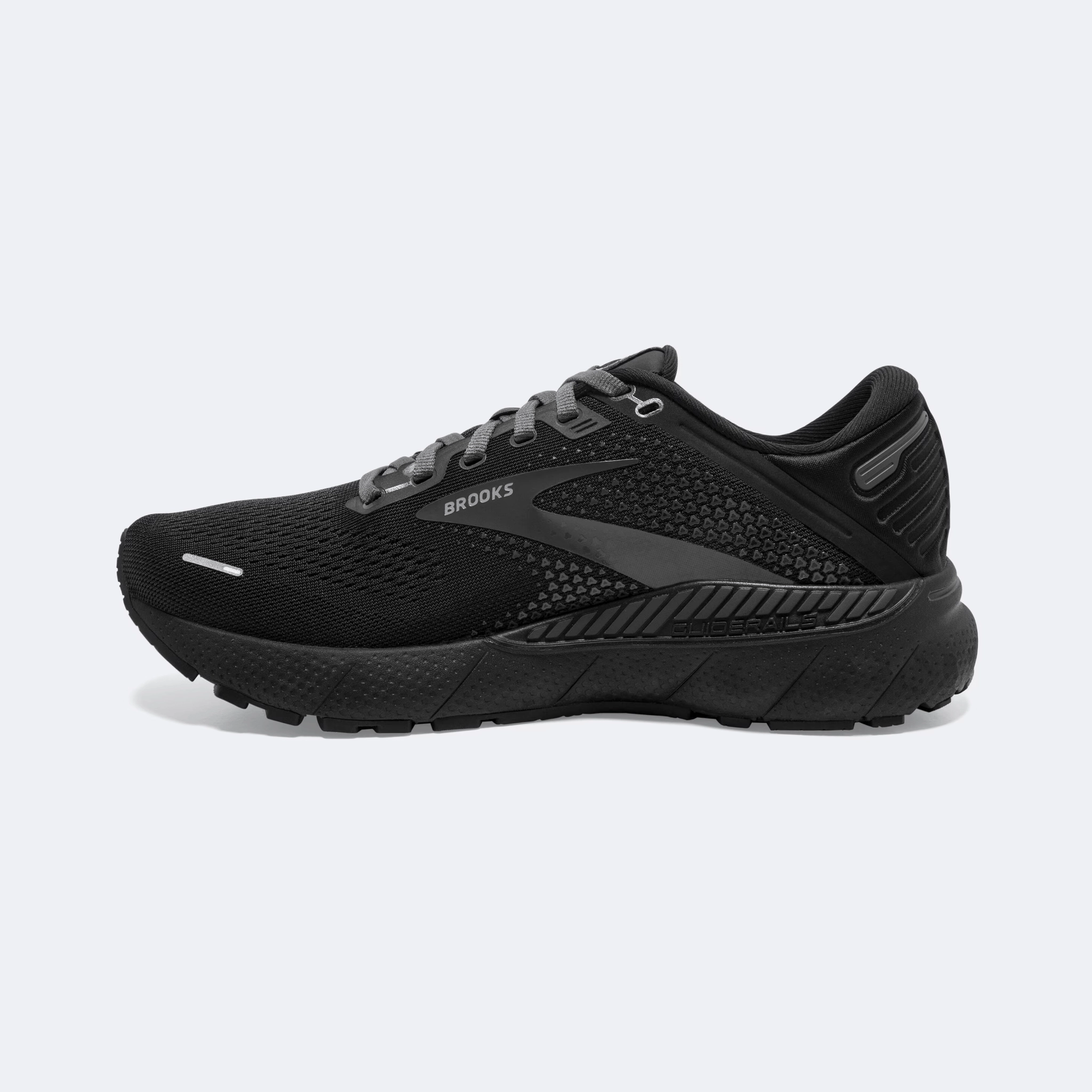 Elastische Schnürsenkel Laufschuhe BROOKS Adrenaline GTS 22 Black/Black/Ebony MEN