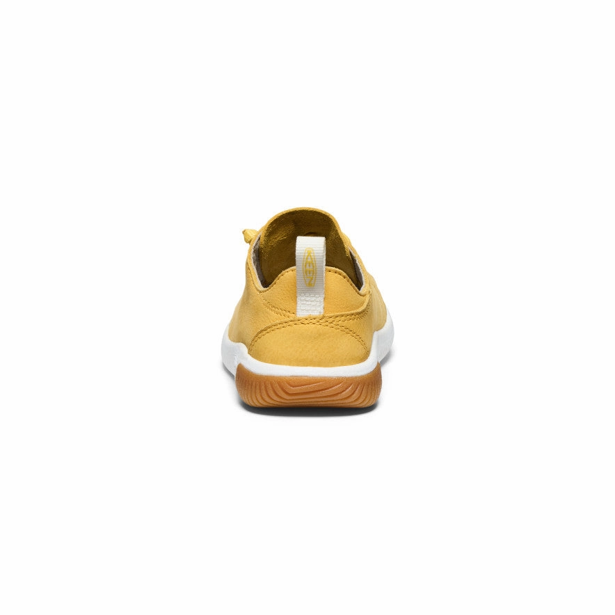 Little Kids' KNX Leather Sneaker  |  Daffodil/Star White Extra Weite Sneaker