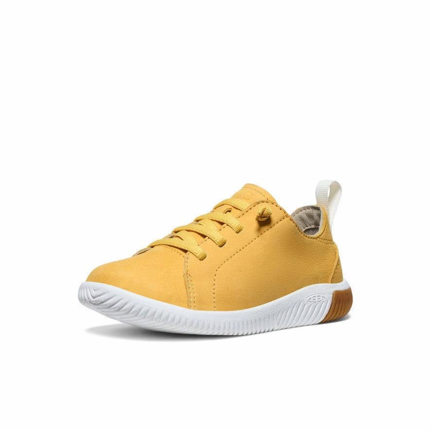 Sneaker High Little Kids' KNX Leather Sneaker  |  Daffodil/Star White