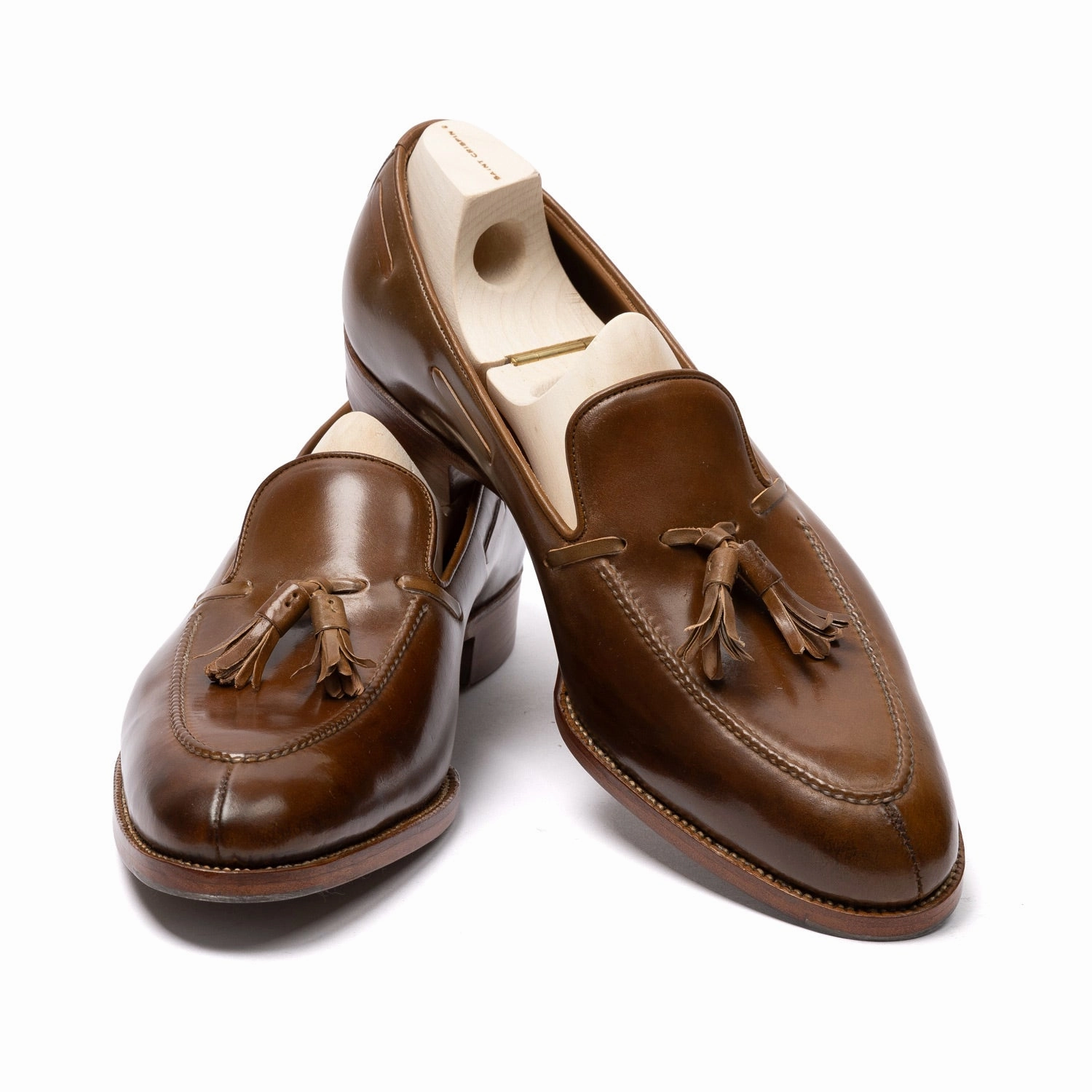 Limited Edition: Loafer "American Split Tassel" aus original Horween Shell Cordovan - reine Handarbeit Copenhagen Studio Loafers